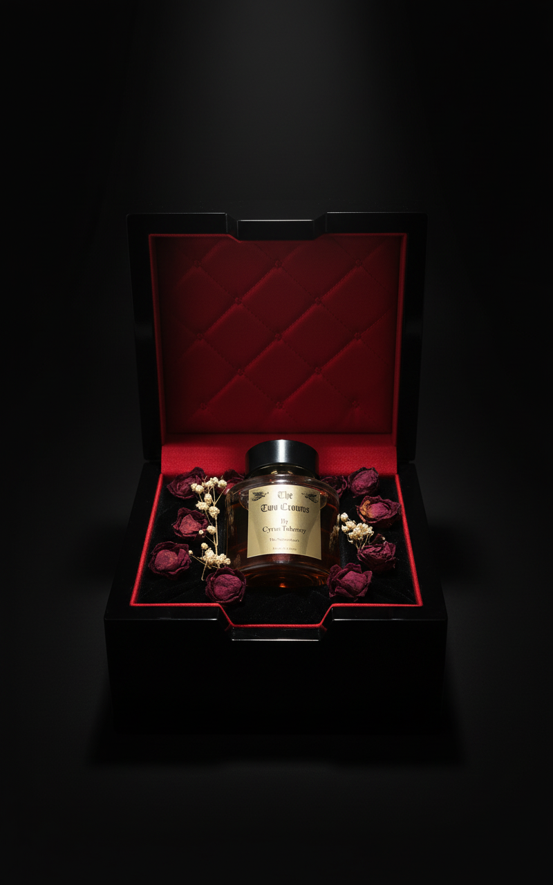 The Two Crowns on Black